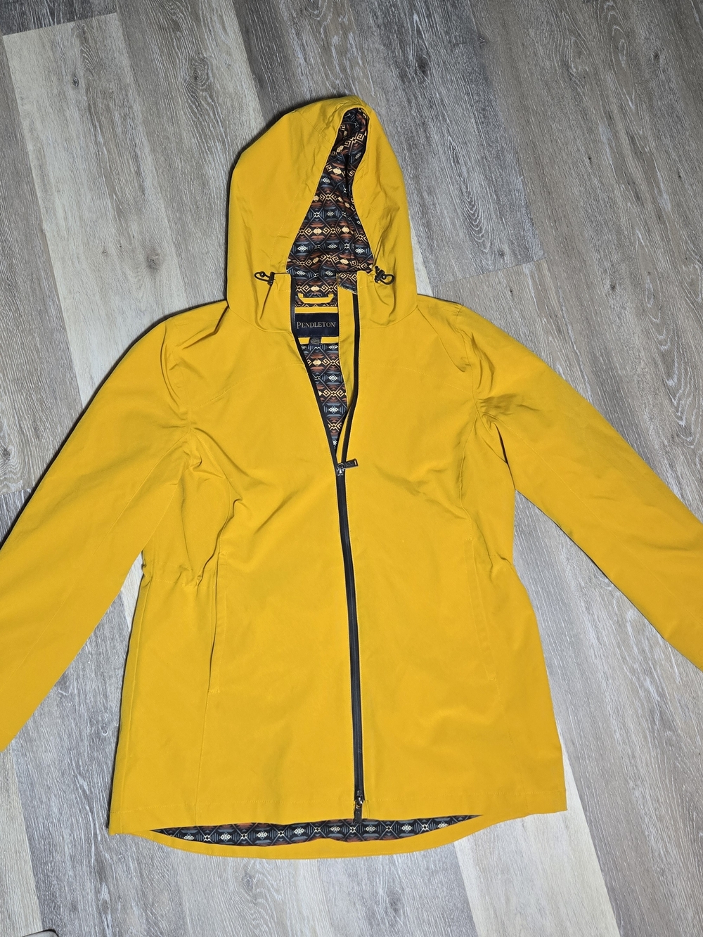 Pendleton Women's Hooded Waterproof Rain Jacket Medium - Picture 2 of 10